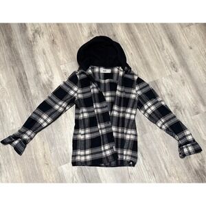 Hollister hooded flannel men's‎ size small